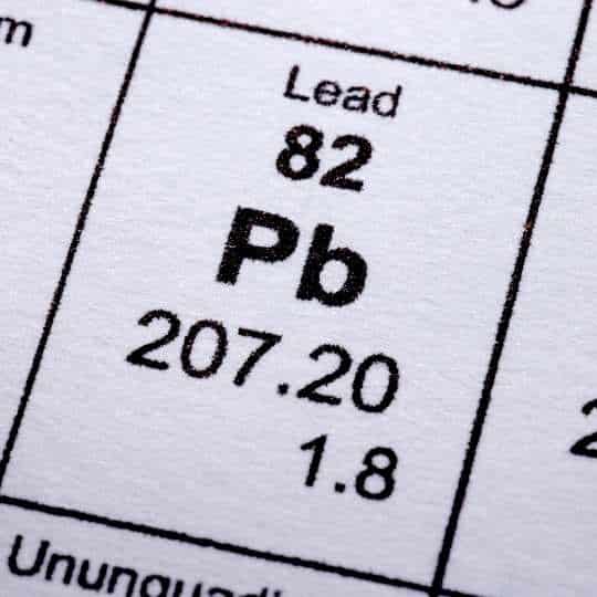 Lead can be found in some drinking water in the western world