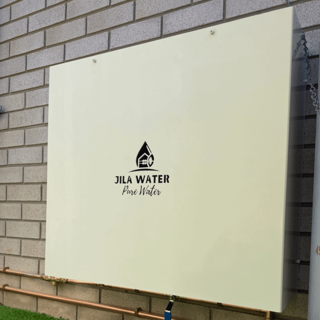 Home filtration system installed on modern Australian home