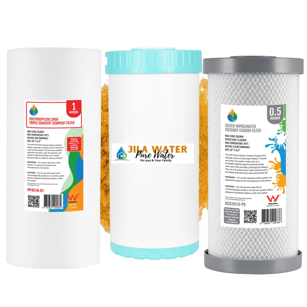 10 Inch Genuine Jila Water replacement filter kit for whole home water filtration systems
