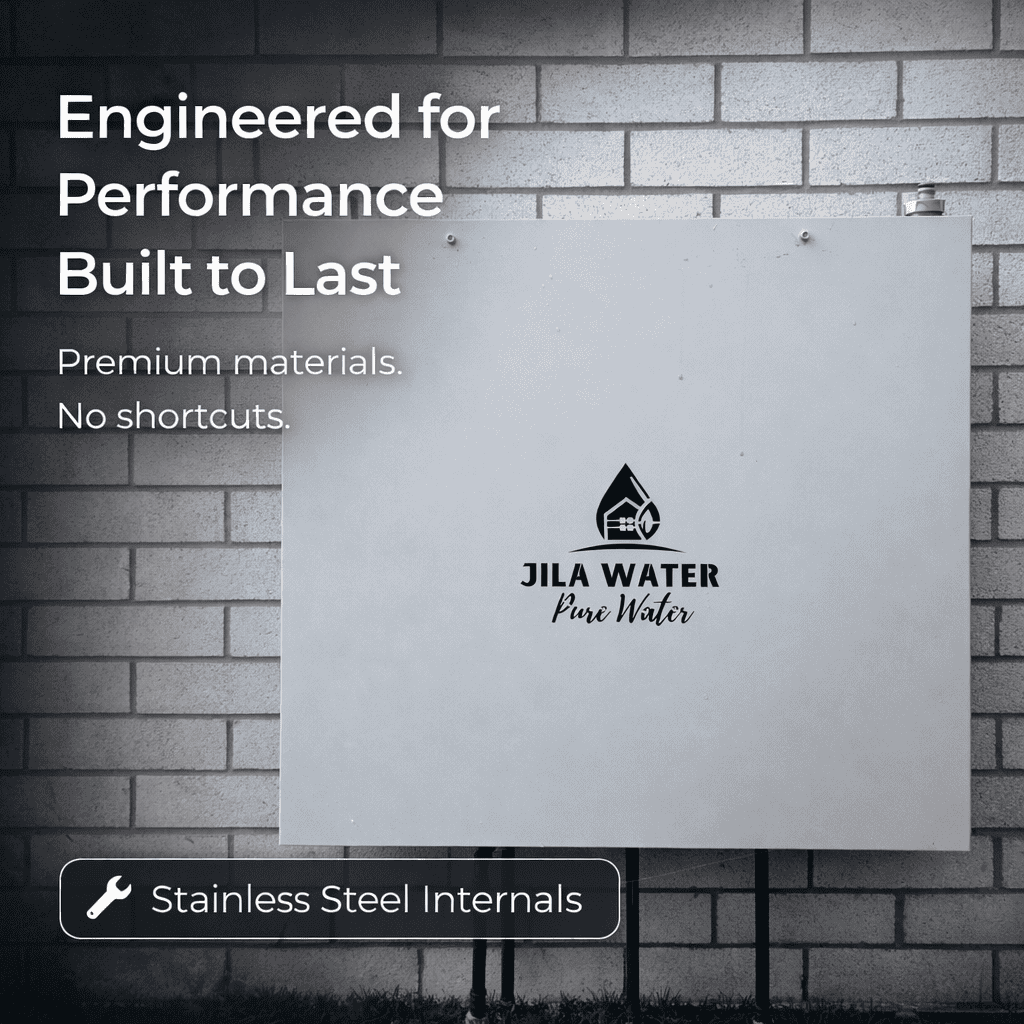 Jila Water whole home filtration system engineered for performance with premium build detail