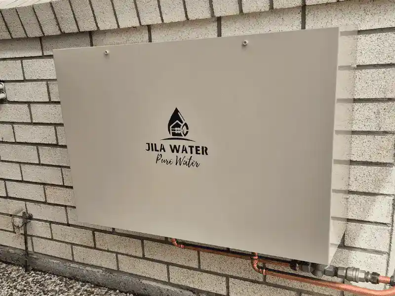 Jila Residence 10 10 inch whole home water filtration system in Paperbark finish