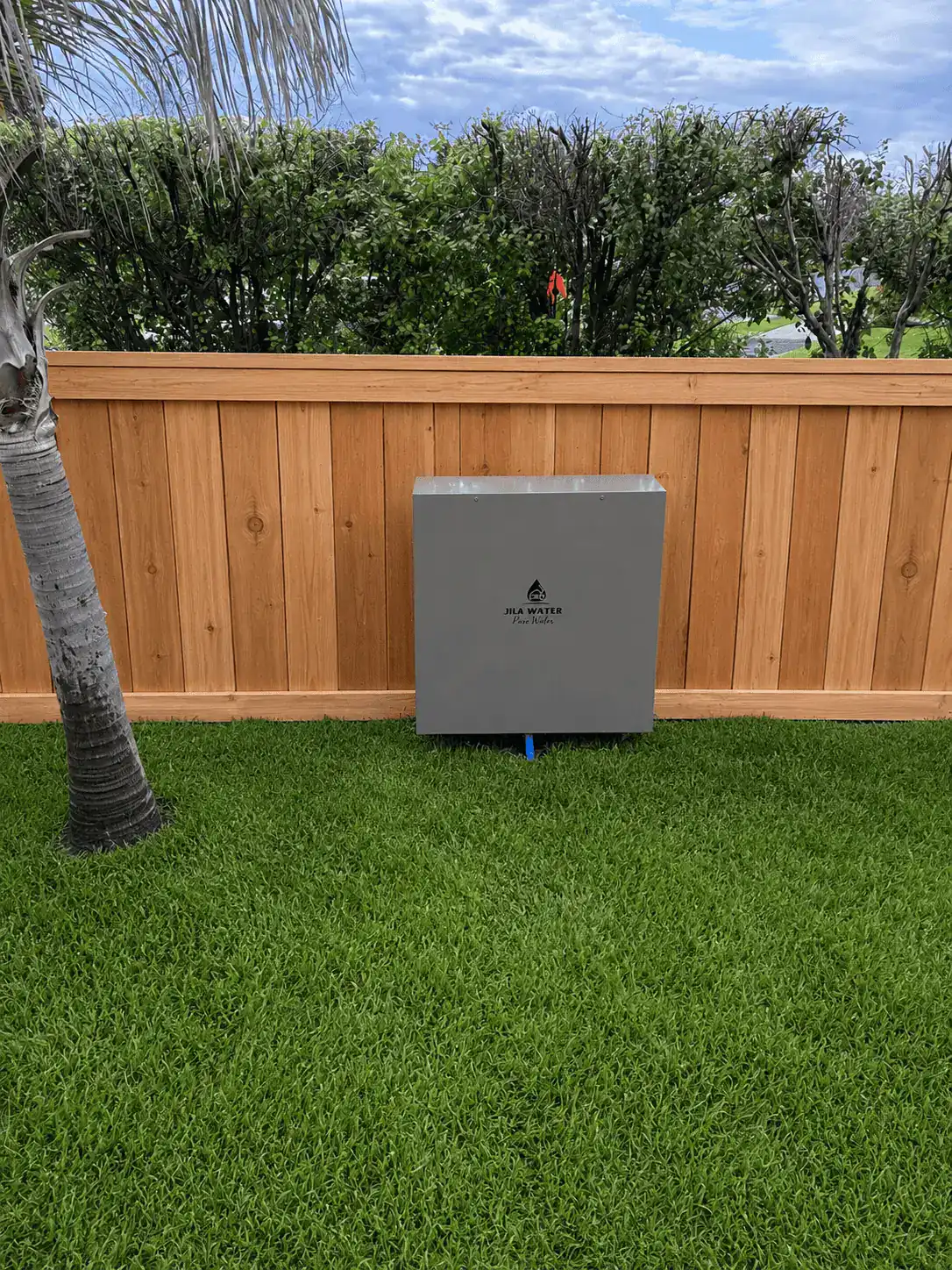 Point-of-entry whole house water filter installation example for Melbourne home water filtration